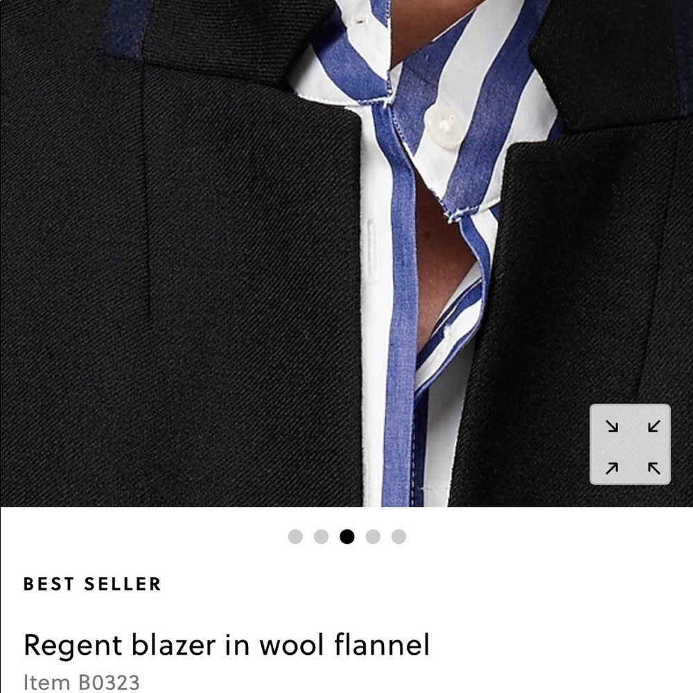 Blacksizes 6 and 8 J Crew Regent blazers